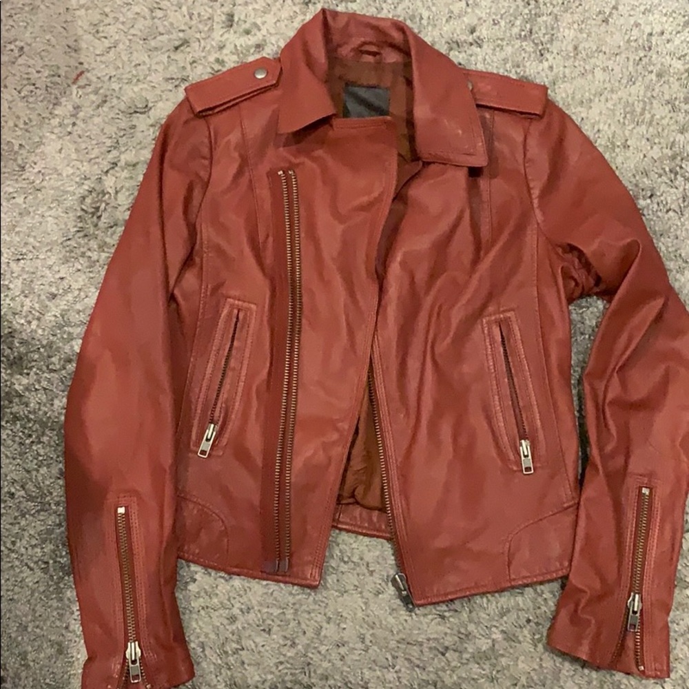 Joie “Ailey” Leather Motorcycle Jacket